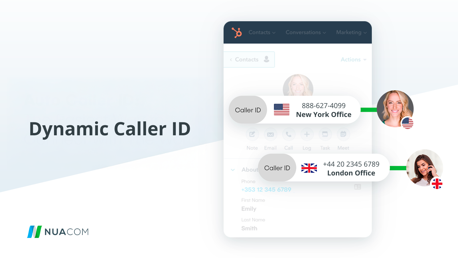 Click-to-call, Auto-Dialer, Dynamic Caller ID